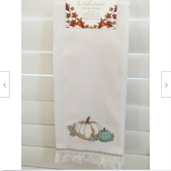 Ladinne Kitchen Towels 2x set Oversized 20"x30" - Picture 1 of 6